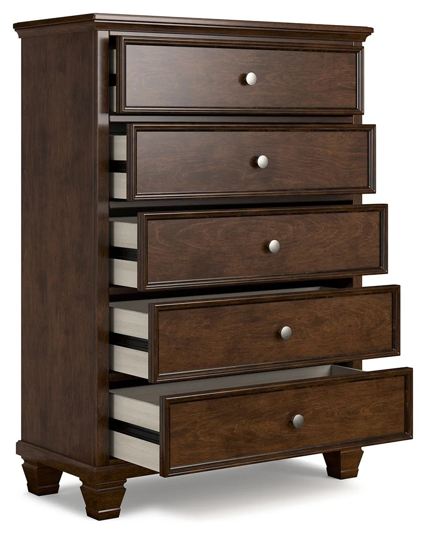Danabrin - Brown - Five Drawer Chest - Image 3