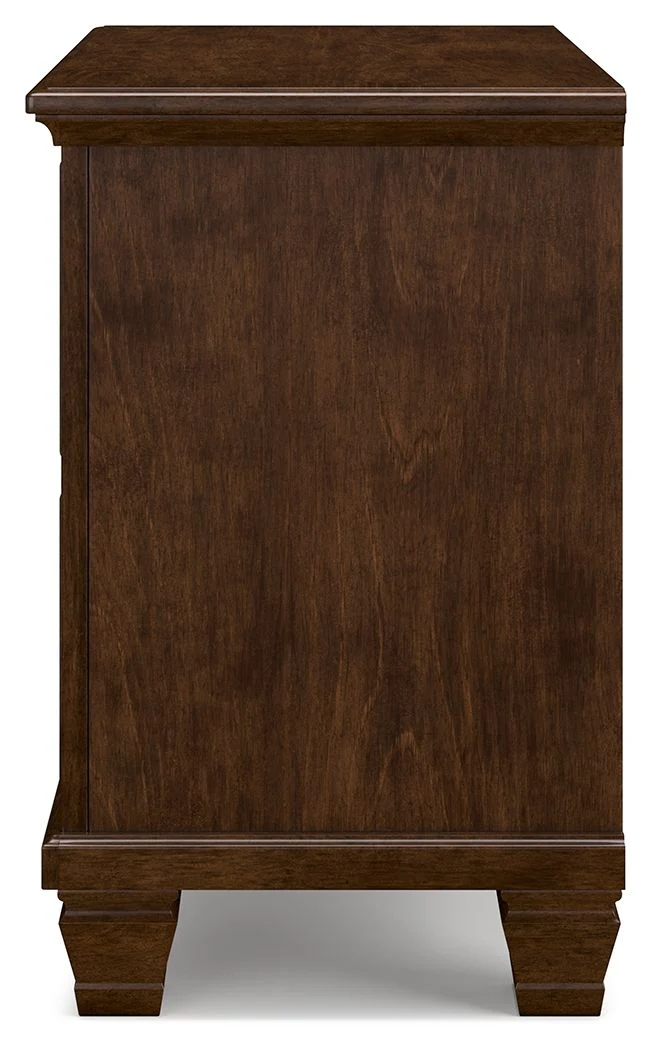 Danabrin - Brown - Two Drawer Nightstand - Image 8