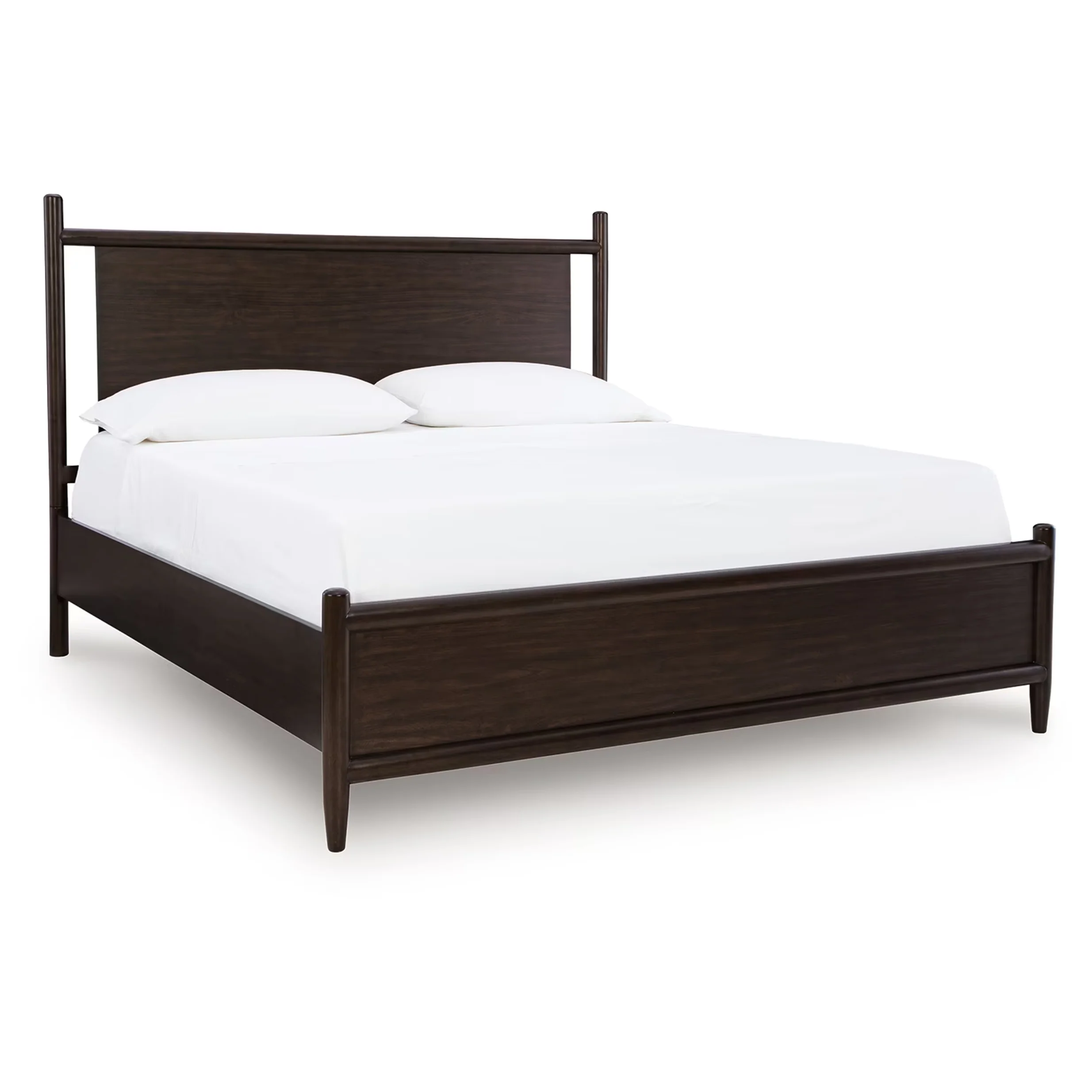 Dantenton - King Panel Bed - Merlot