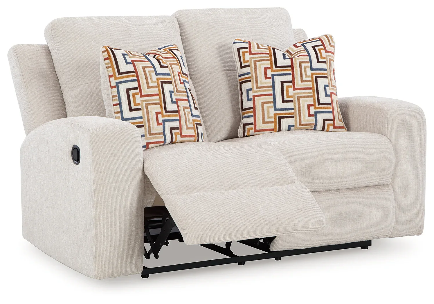 Danum - Stone - 2 Pc. - Reclining Sofa, Reclining Loveseat - Image 7