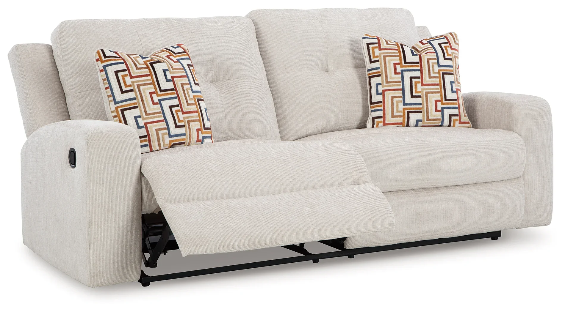 Danum - Stone - 3 Pc. - Reclining Sofa, Reclining Loveseat, Recliner - Image 5