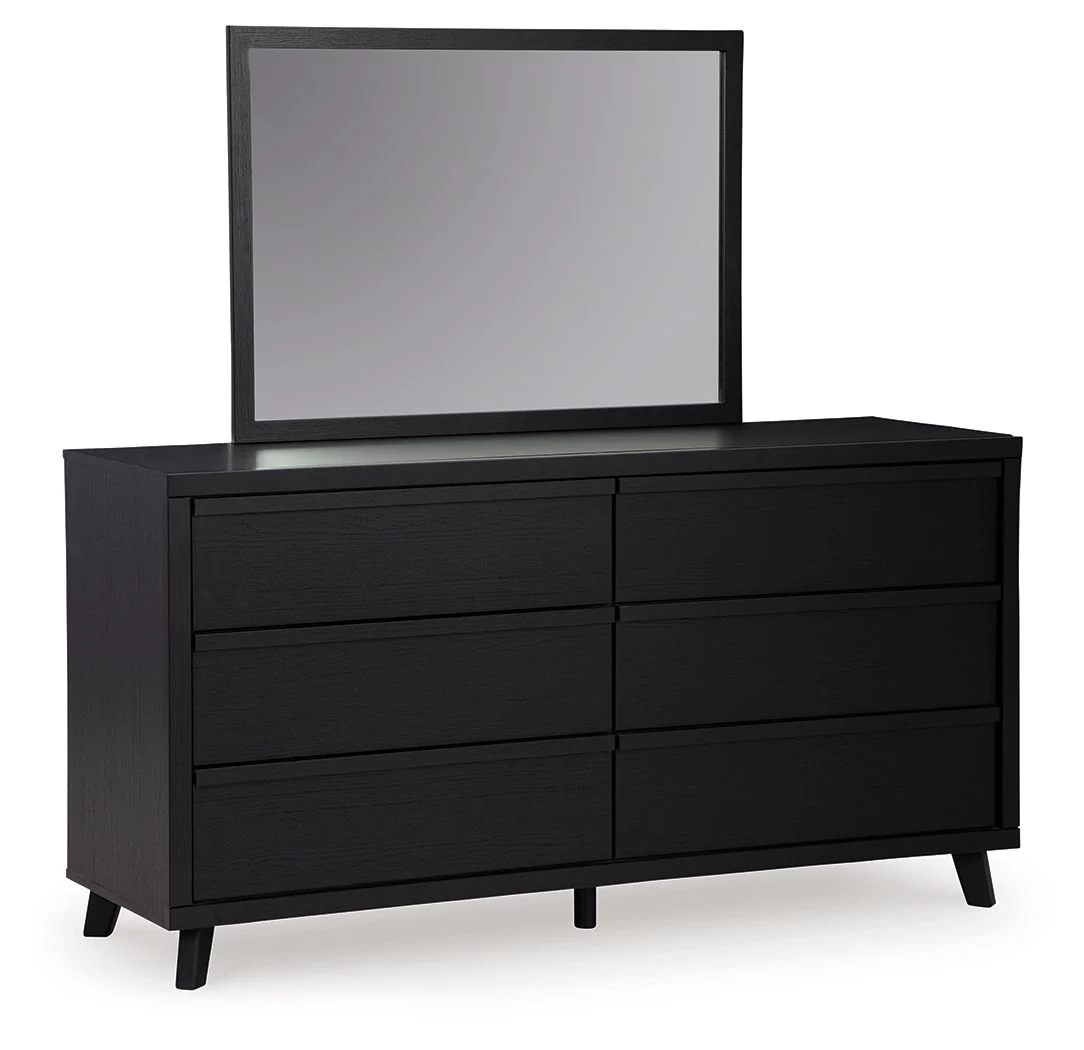 Danziar - Black - Dresser And Mirror - Image 9
