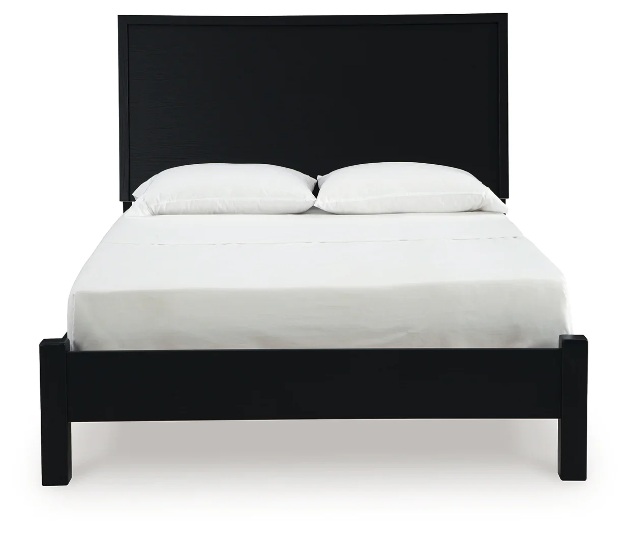 Danziar - Black - Full Panel Bed With Low Footboard - Image 4