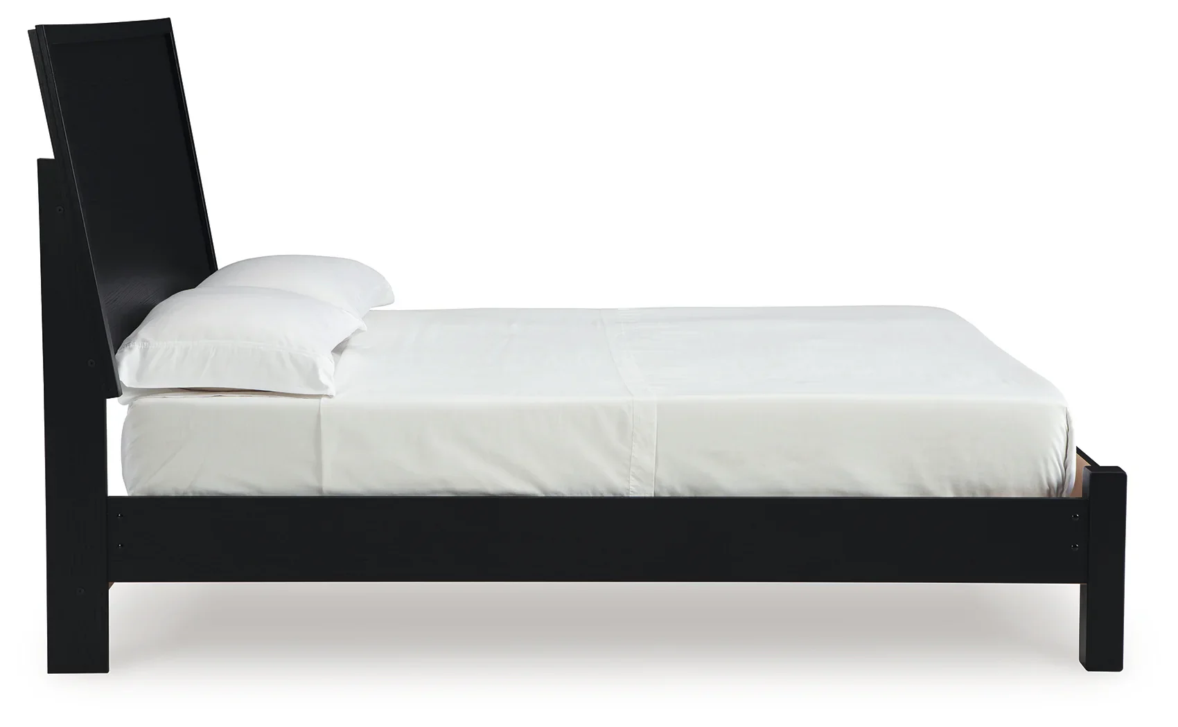 Danziar - Black - Full Panel Bed With Low Footboard - Image 5