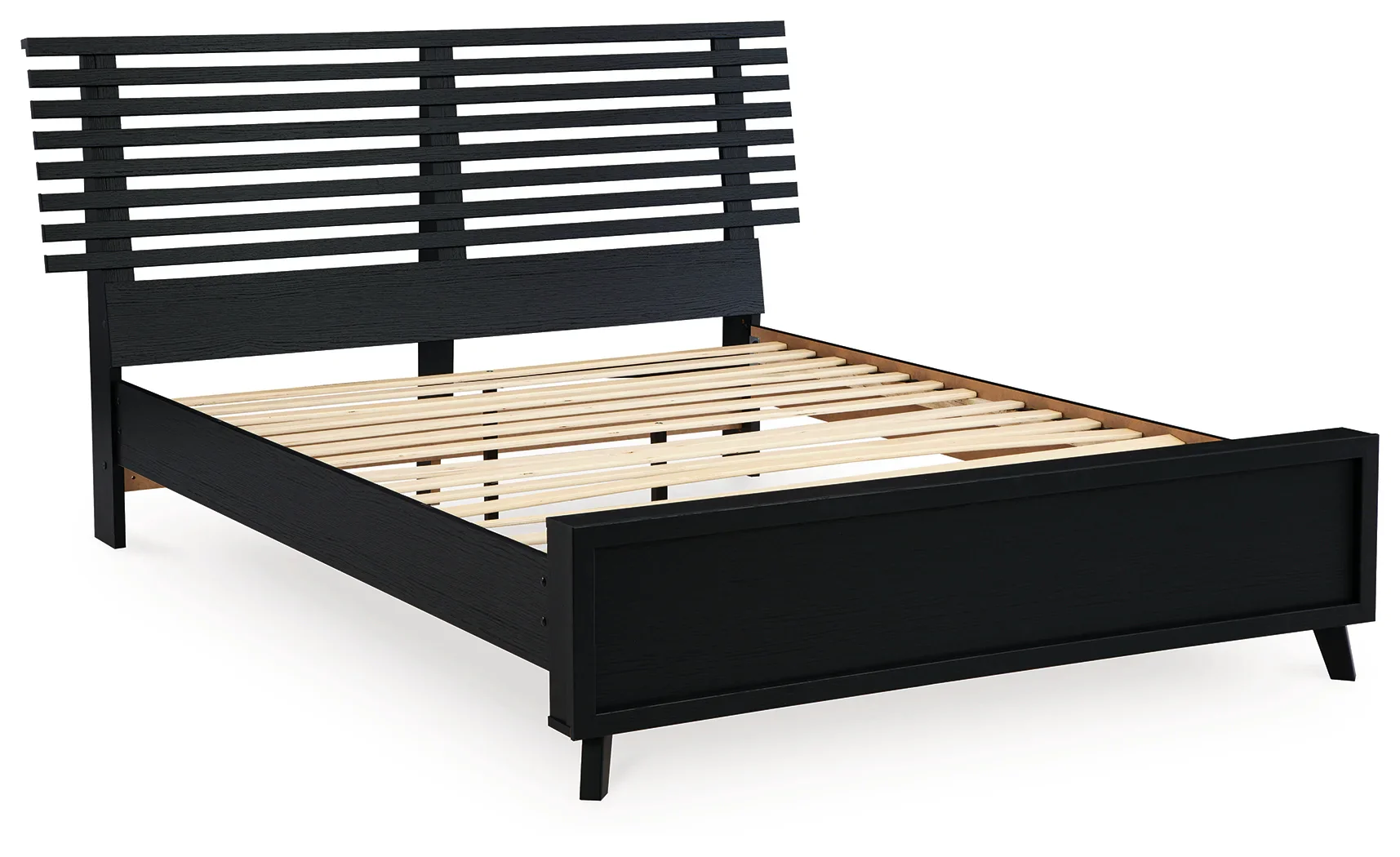 Danziar - Black - Full Slat Panel Bed - Image 3