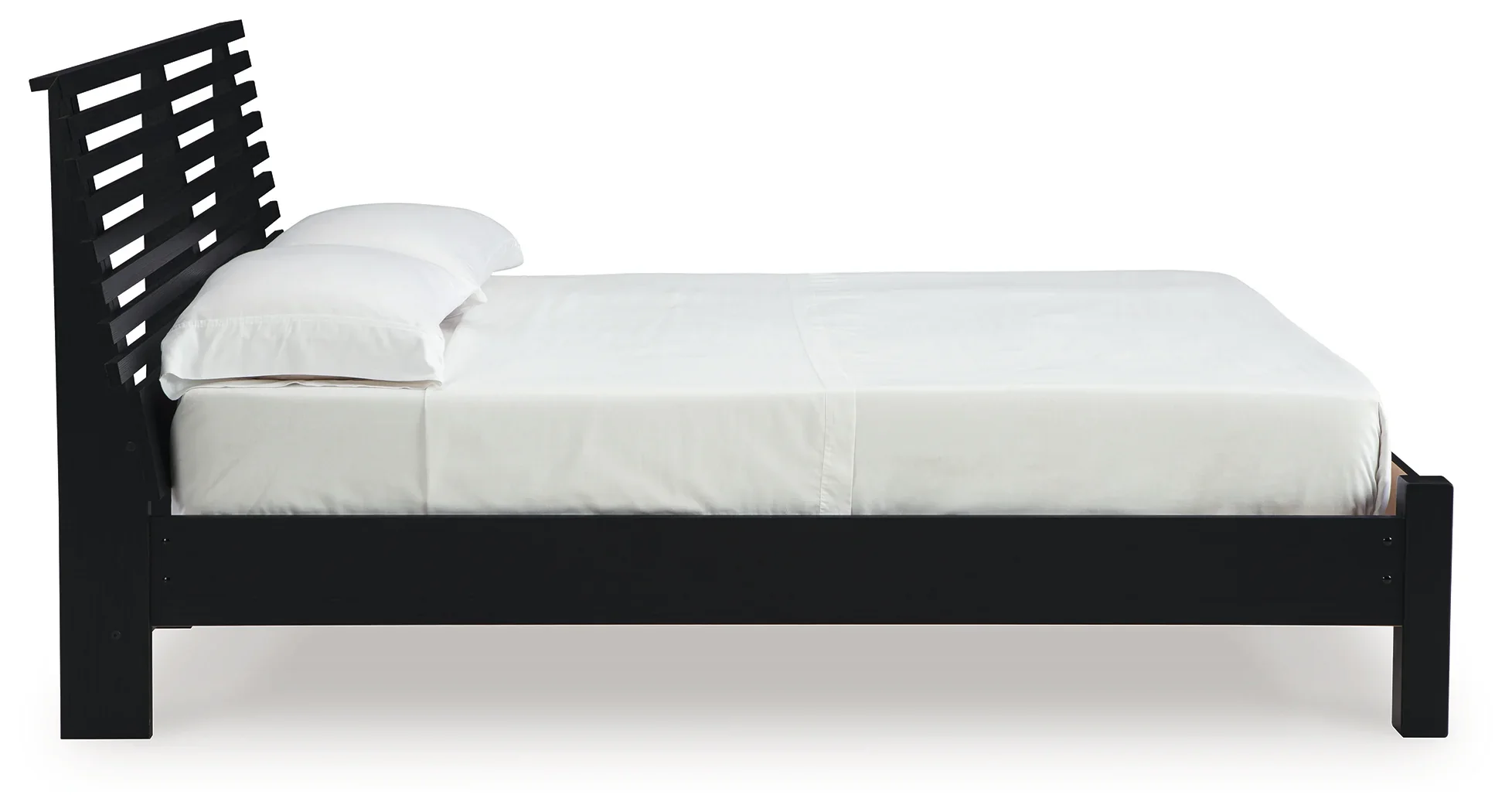 Danziar - Black - Full Slat Panel Bed With Low Footboard - Image 5