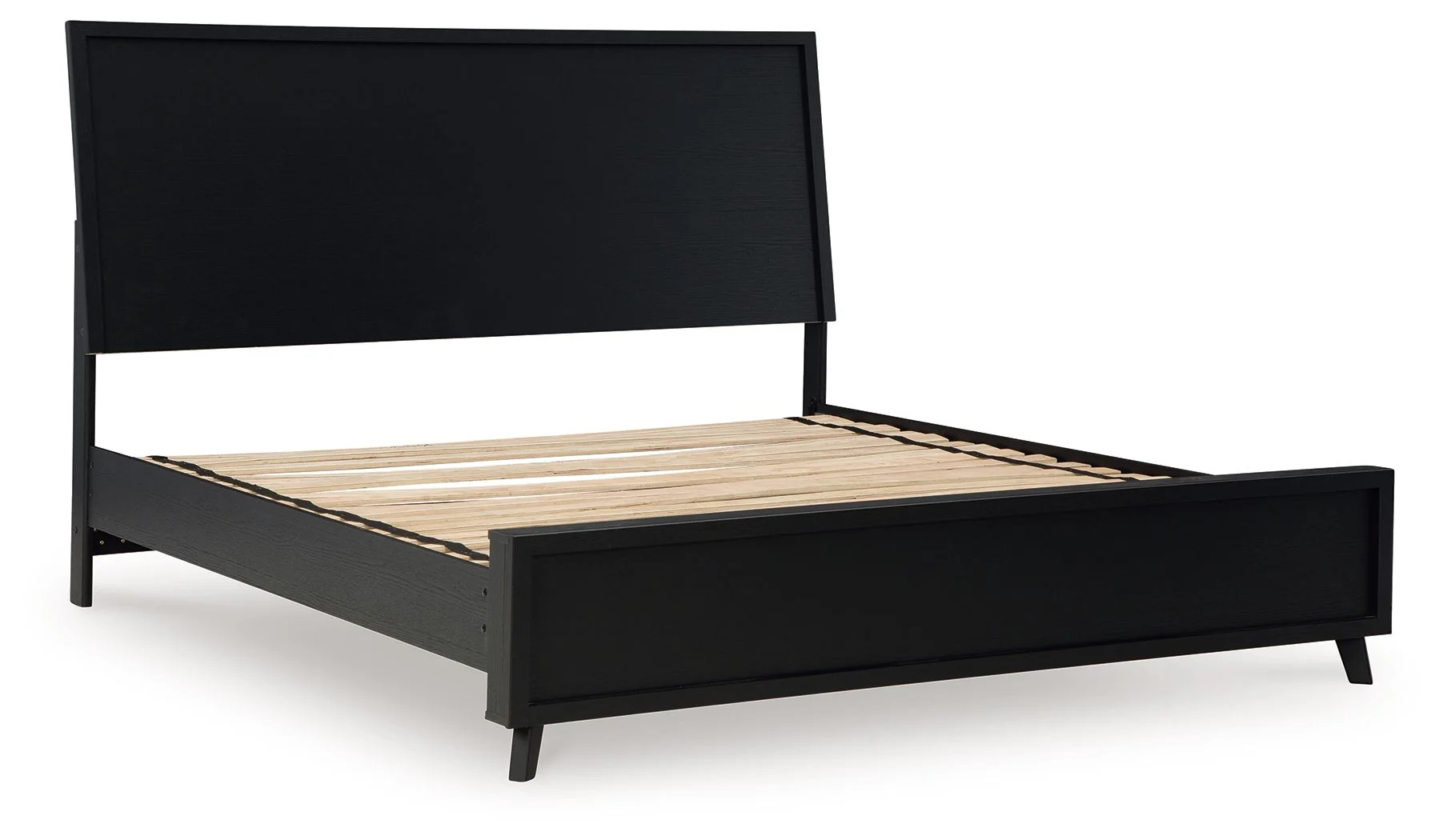 Danziar - Black - King Panel Bed - Image 3