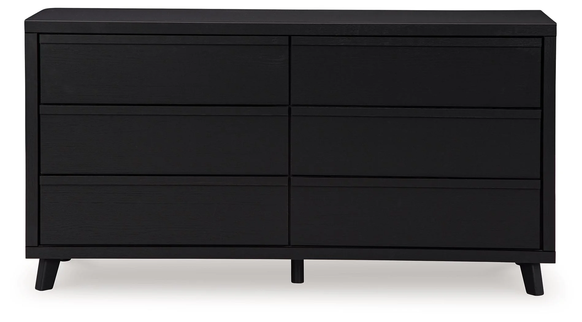 Danziar - Black - Six Drawer Dresser - Image 4