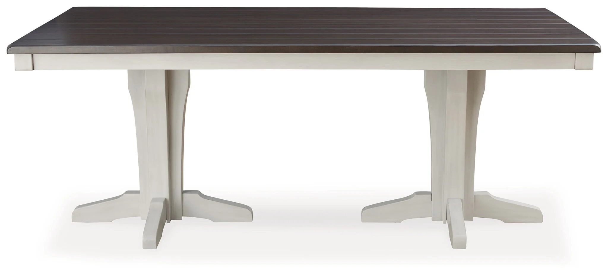 Darborn - Gray / Brown - 8 Pc. - Dining Table, 6 Side Chairs - Image 4