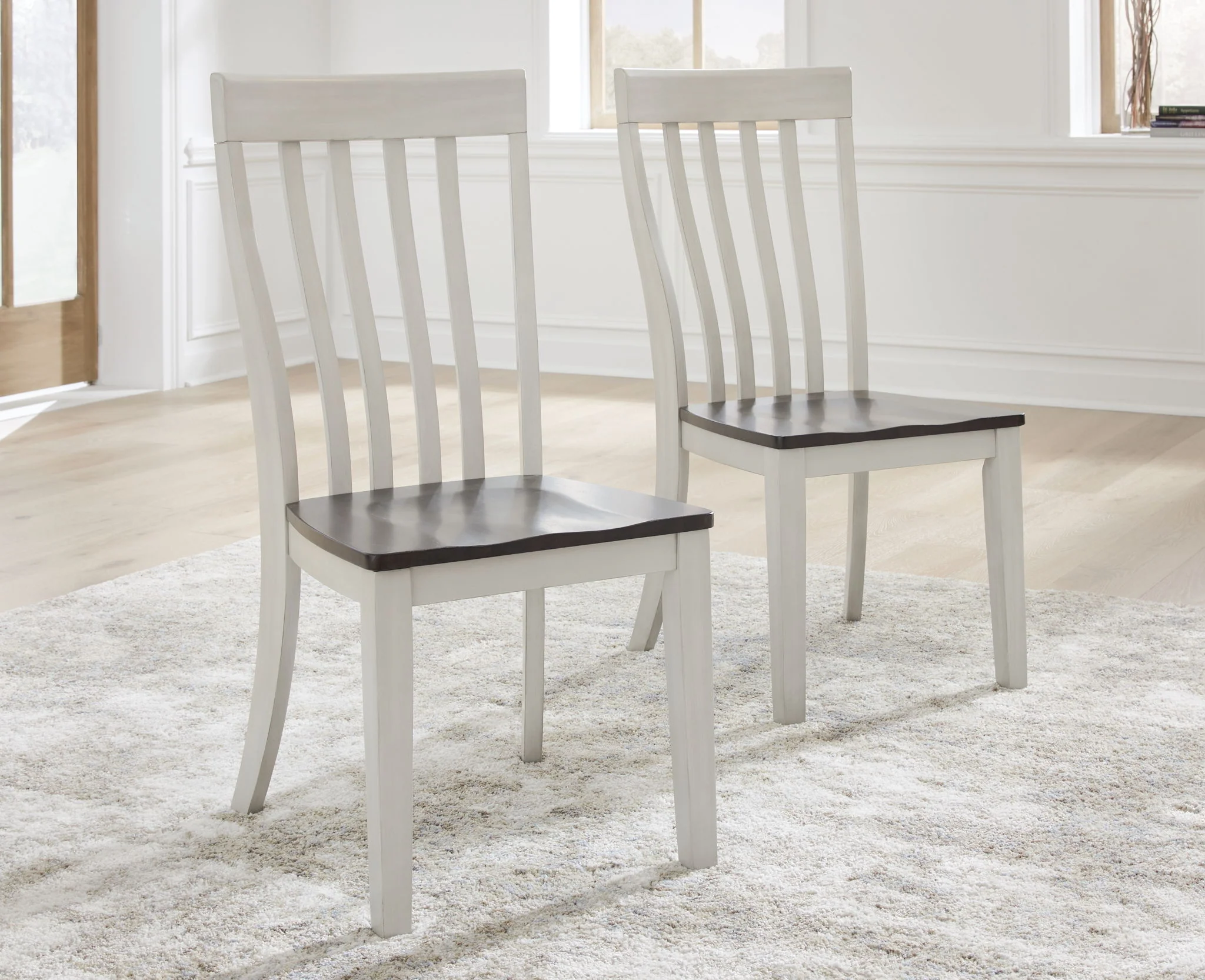 Darborn - Gray / Brown - 8 Pc. - Dining Table, 6 Side Chairs - Image 5