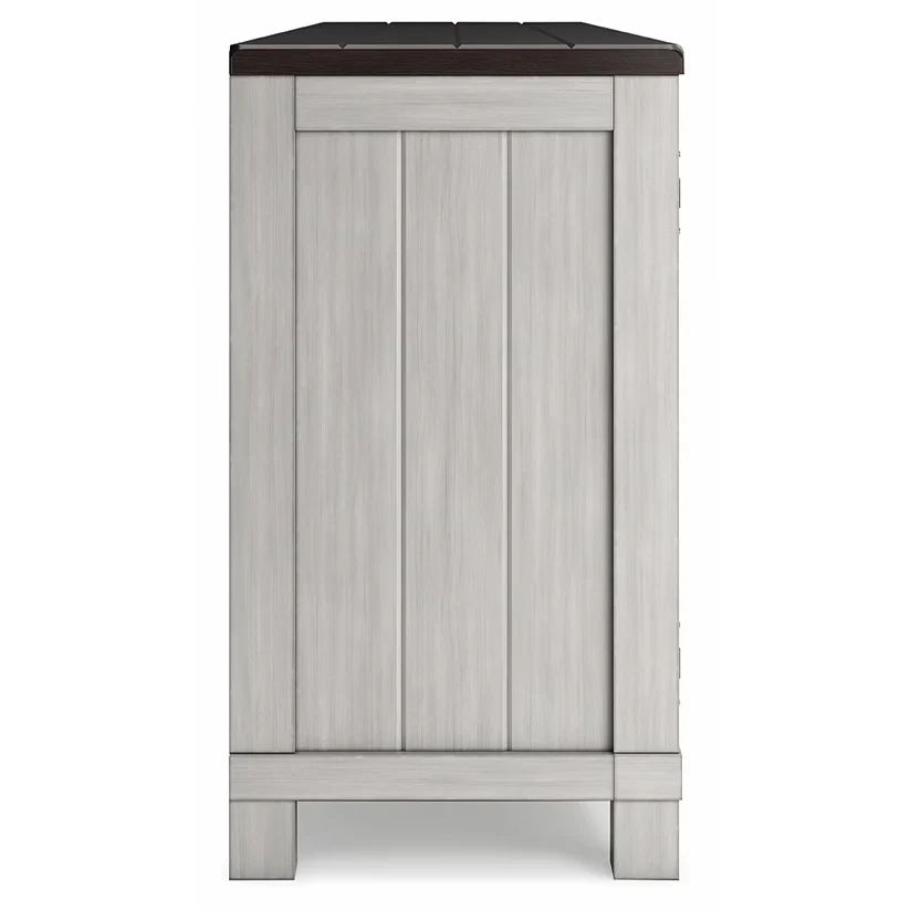 Darborn - Gray / Brown - 88" TV Stand With Electric Infrared Fireplace Insert - Image 5