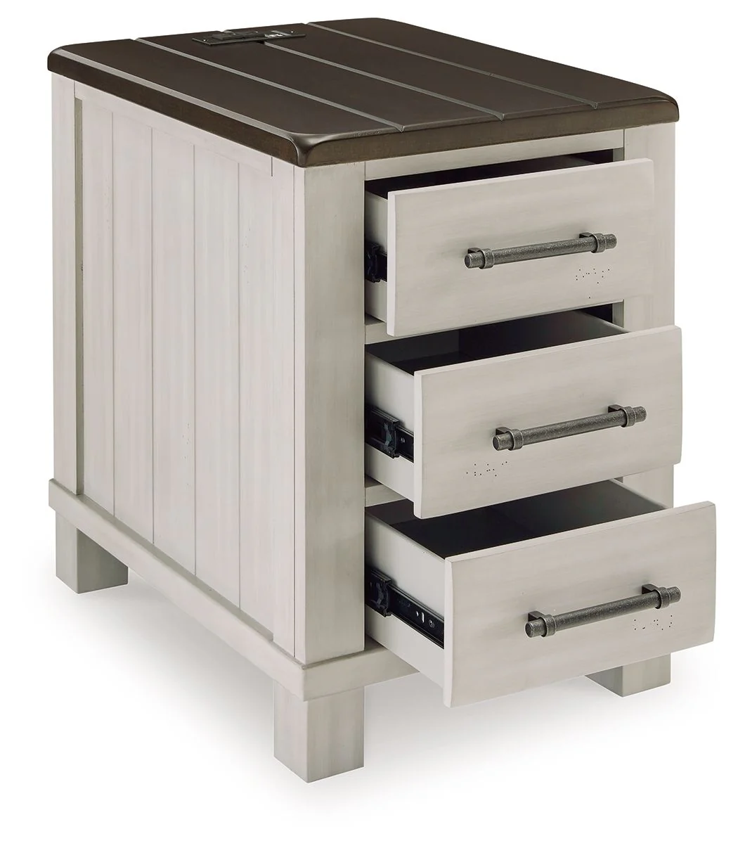 Darborn - Gray / Brown - Chair Side End Table - Image 3