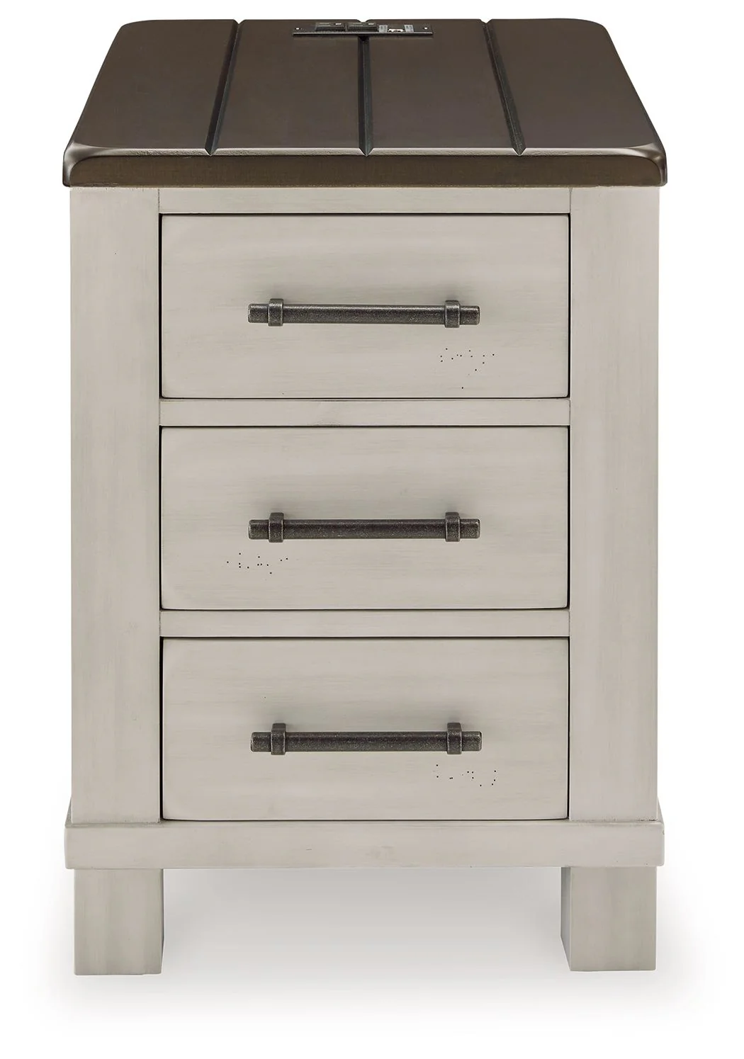 Darborn - Gray / Brown - Chair Side End Table - Image 4