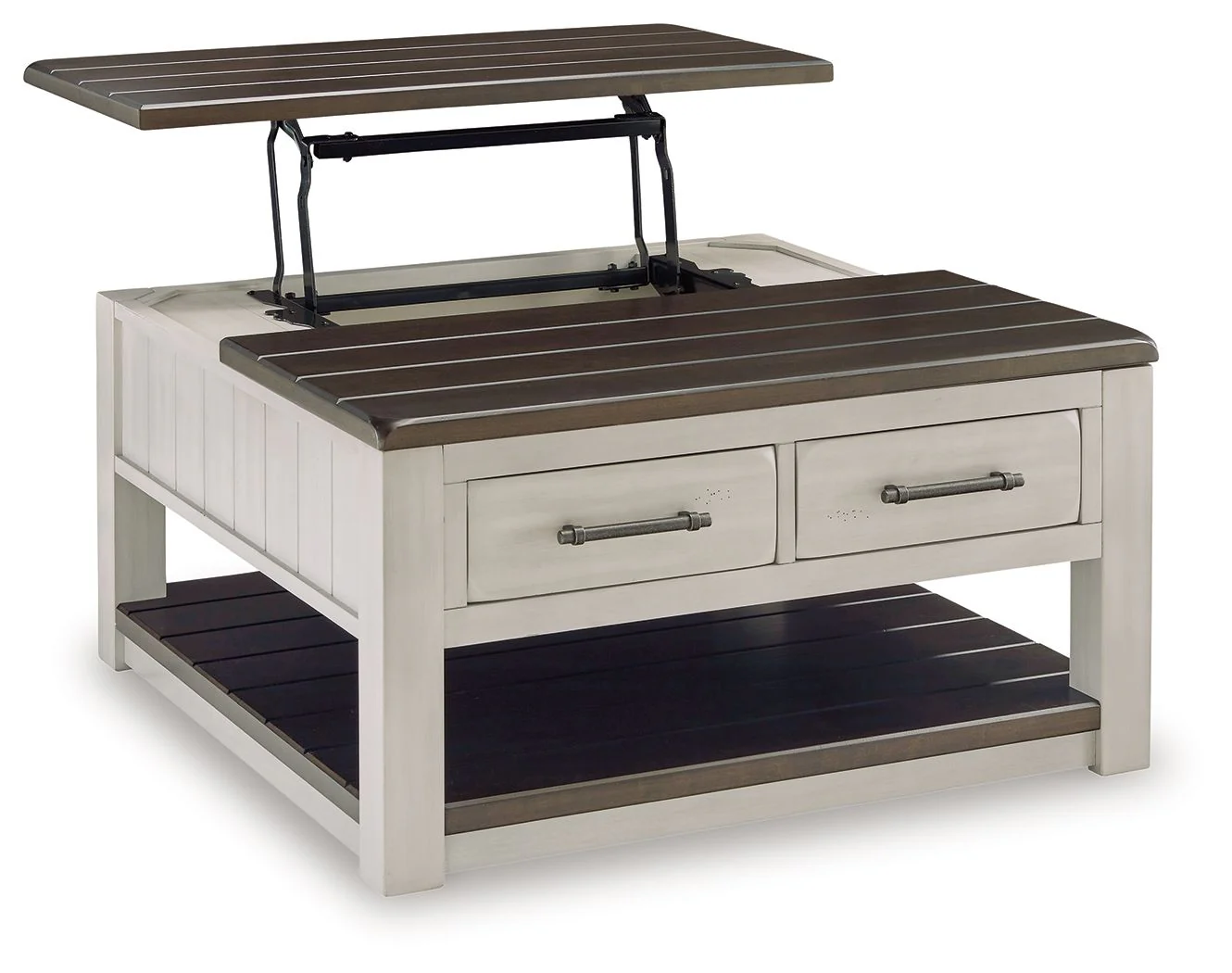 Darborn - Gray / Brown - Lift Top Cocktail Table - Image 7