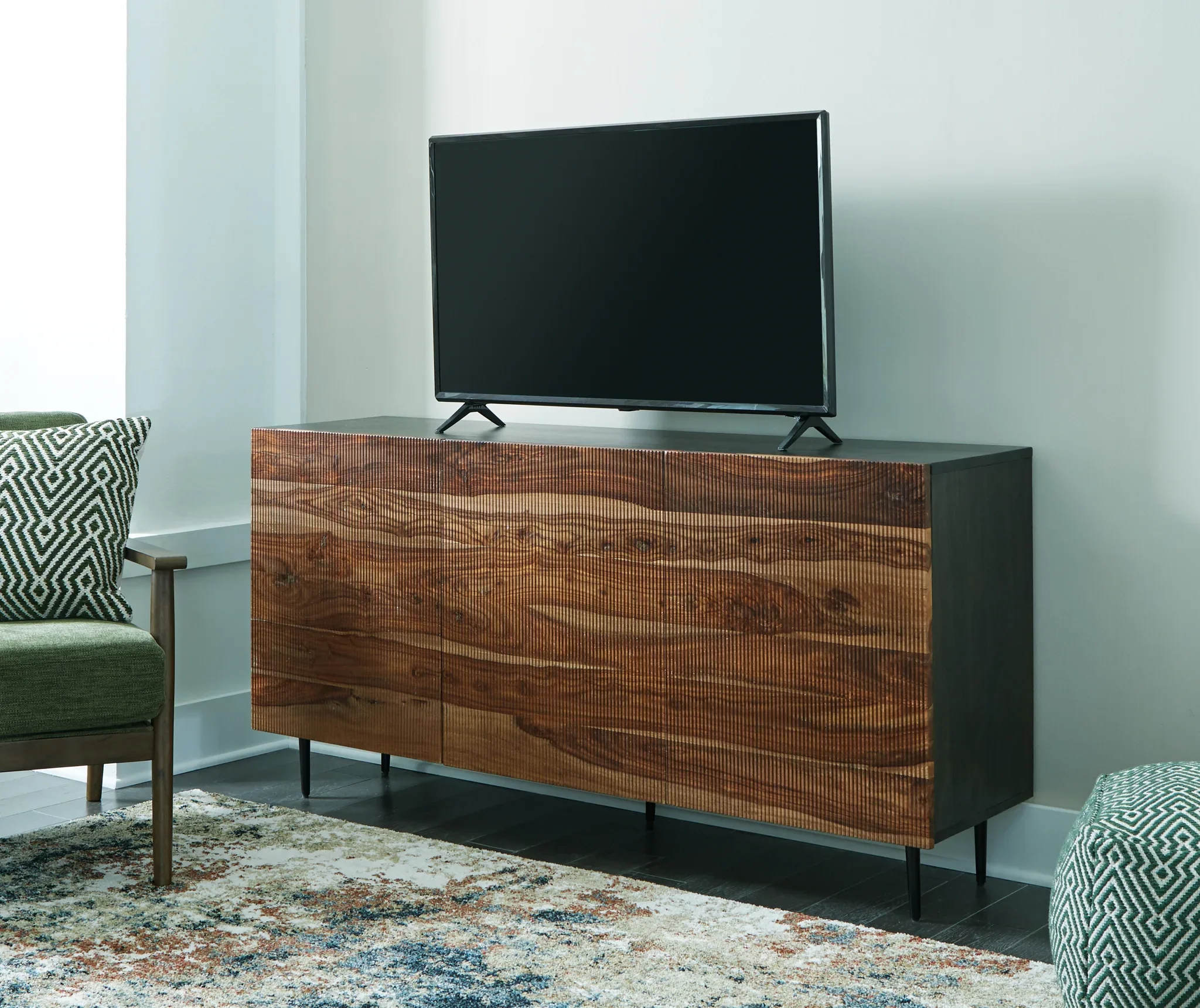 Darrey - Natural / Brown - Accent Cabinet - Image 3