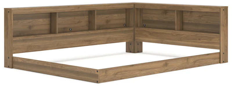 Deanlow - Honey - Full Bookcase Storage Bed - Image 2
