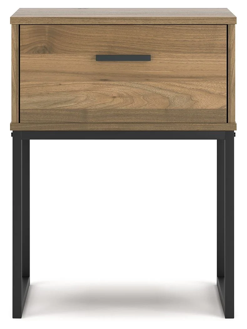 Deanlow - Honey - One Drawer Night Stand - Image 2