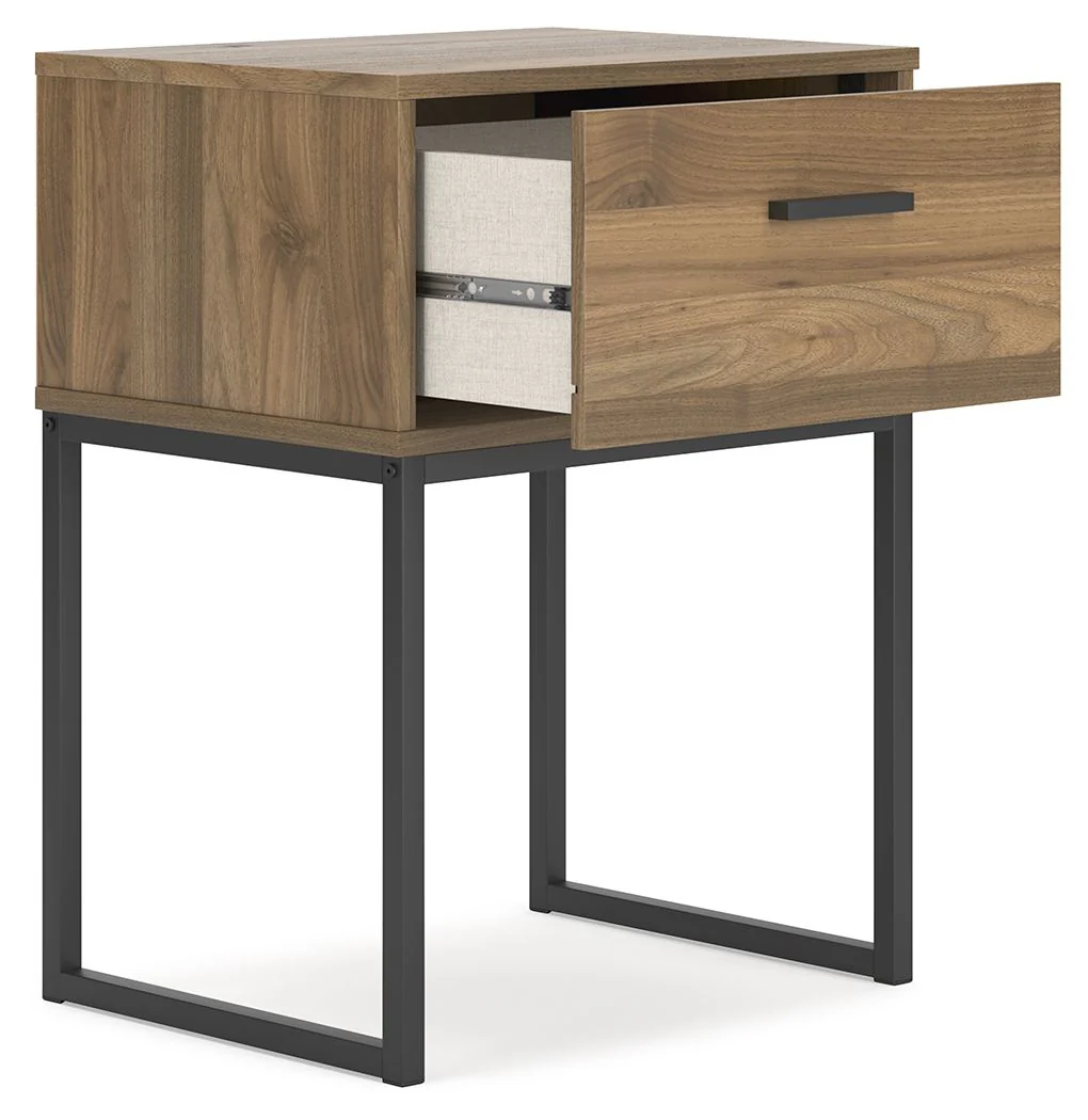 Deanlow - Honey - One Drawer Night Stand - Image 4