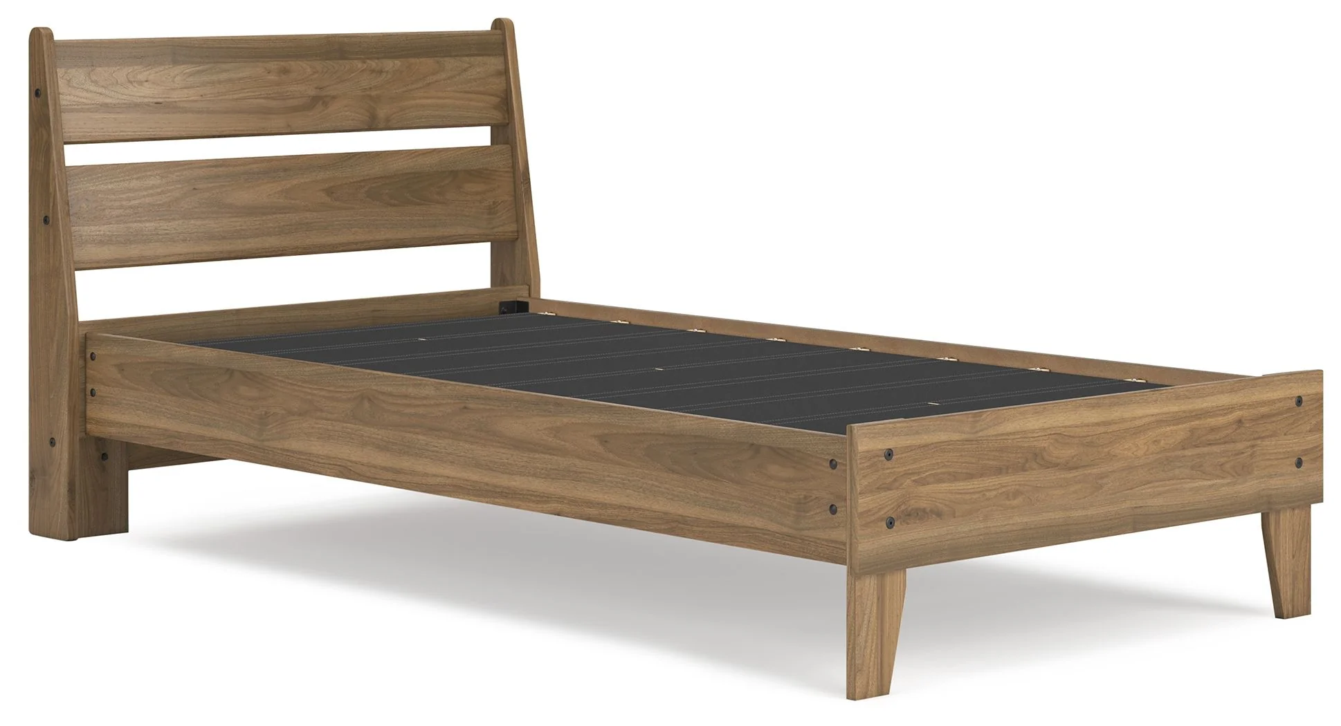 Deanlow - Honey - Twin Platform Panel Bed - Image 2
