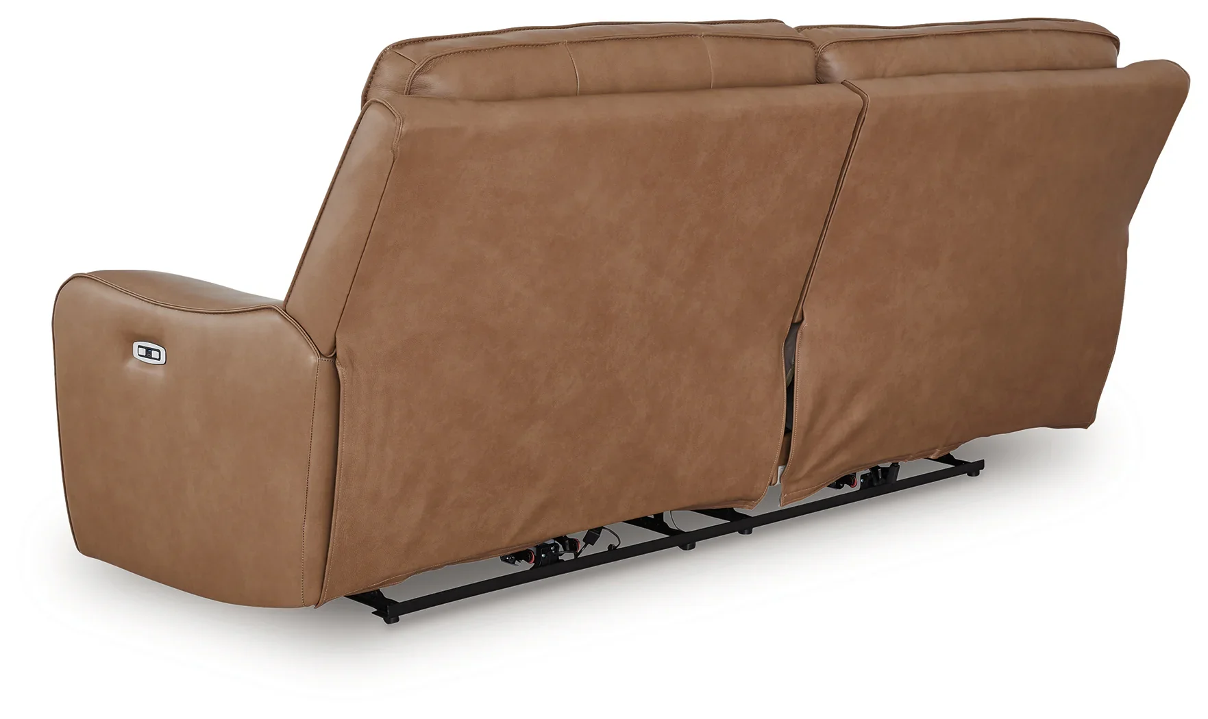 DeepWakes - Caramel - 2 Seat Power Reclining Sofa Adjustable Headrest - Image 6
