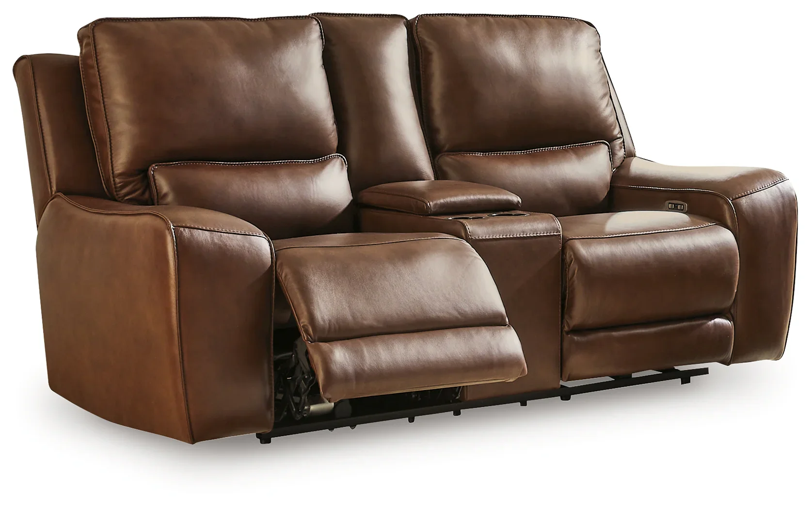 DeepWakes - Power Reclining Loveseat / Console / Adjustable Headrest - Canyon - Image 3