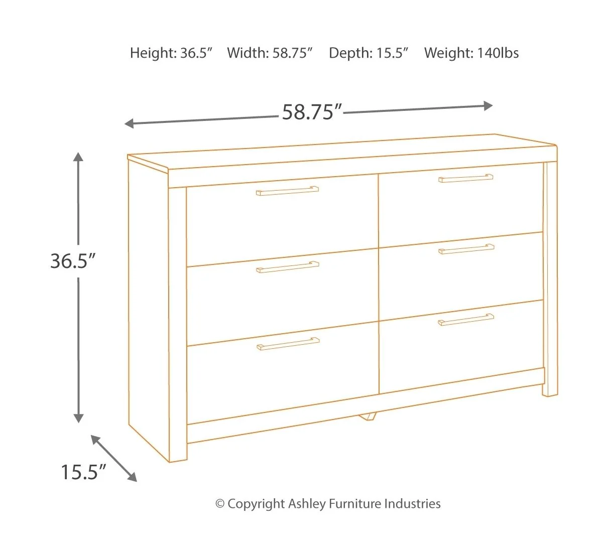 Derekson - Multi Gray - Dresser, Mirror - Image 3