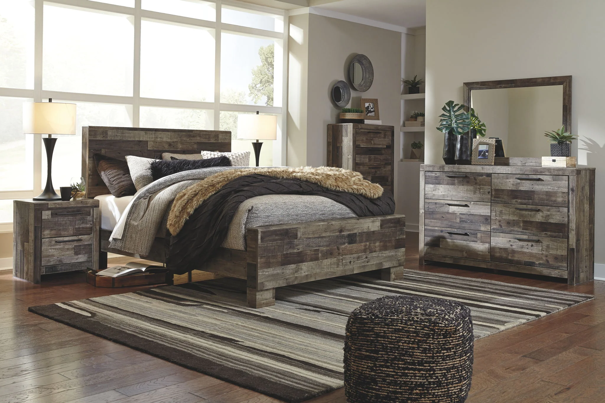 Derekson - Multi Gray - Dresser, Mirror - Image 5