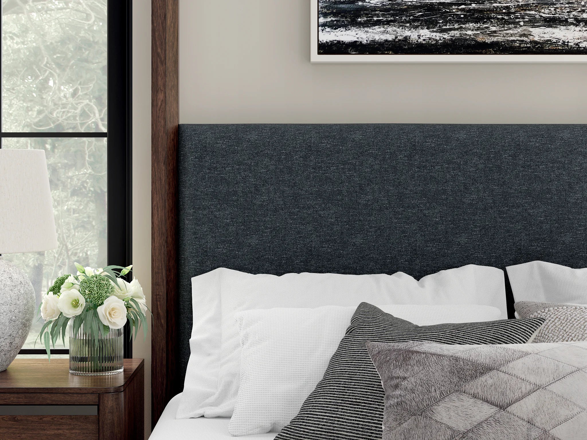 Dilenno - Dark Brown - California King Canopy Bed - Image 3