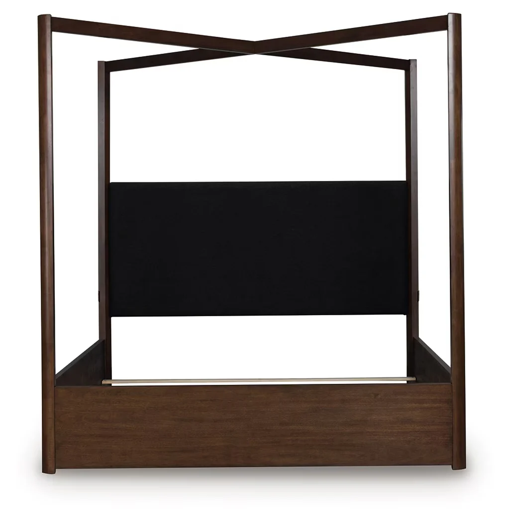 Dilenno - Dark Brown - California King Canopy Bed - Image 4