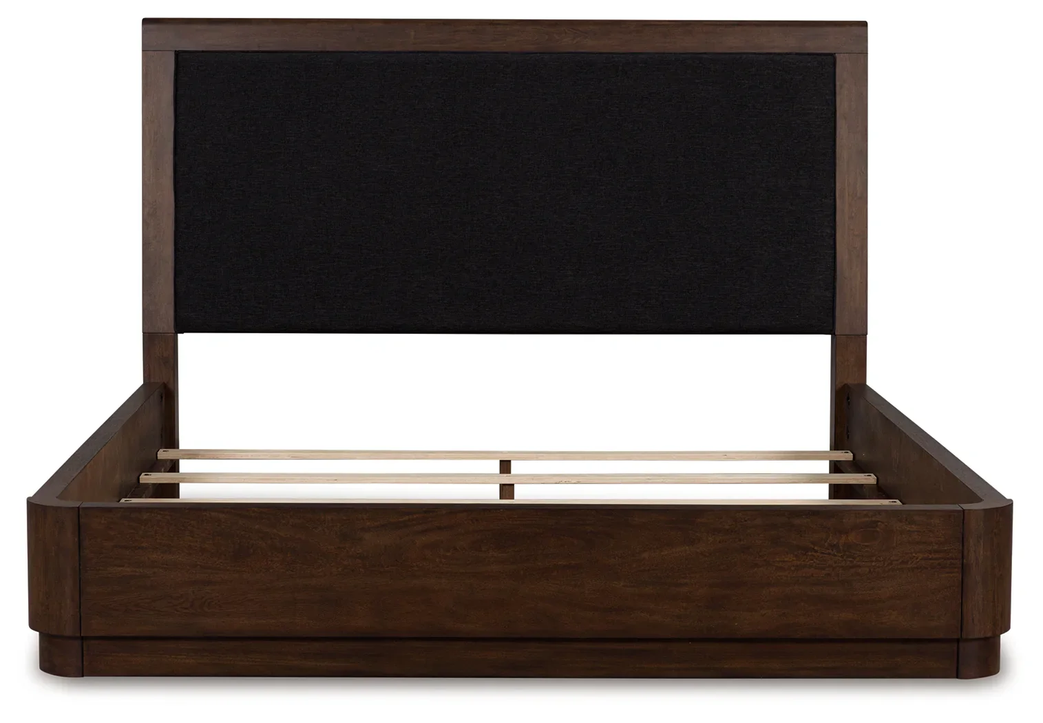 Dilenno - Dark Brown - King Upholstered Panel Bed - Image 3