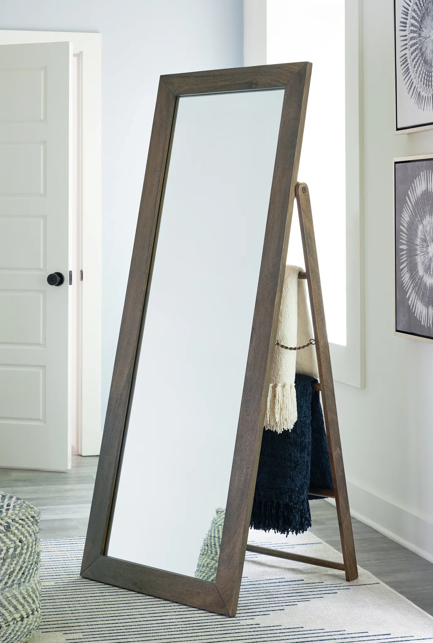 Dirkins - Brown - Floor Mirror - Image 2