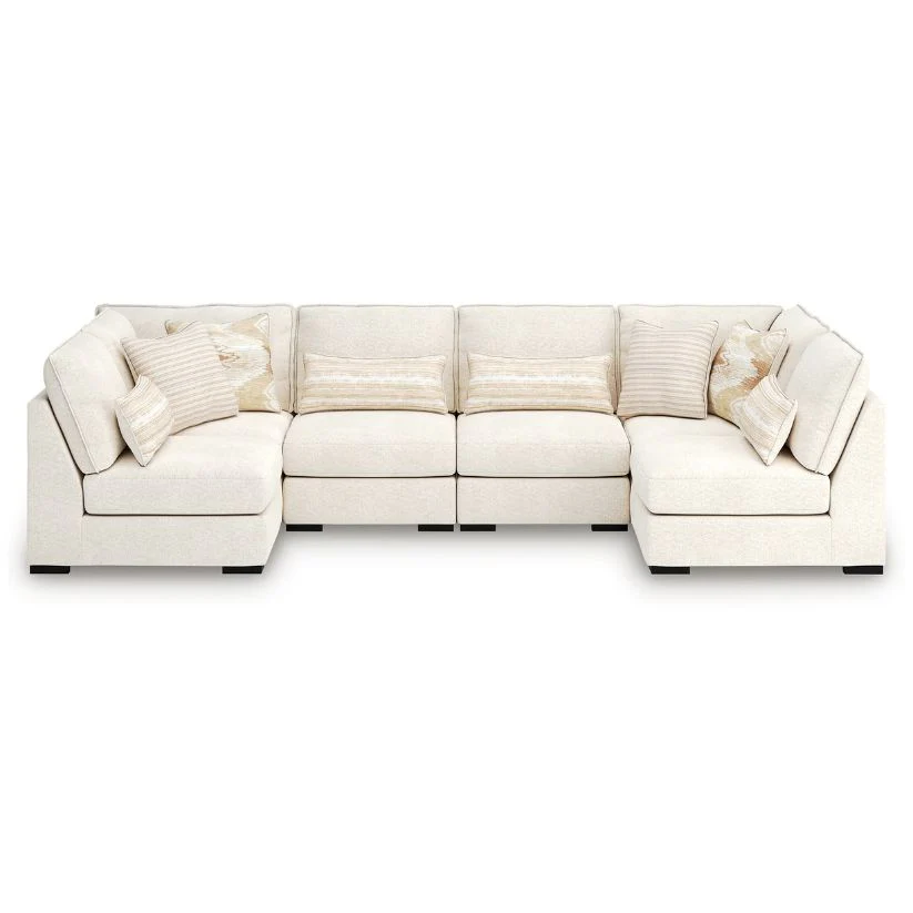 Donelson Creek - Vanilla - 6-Piece Sectional