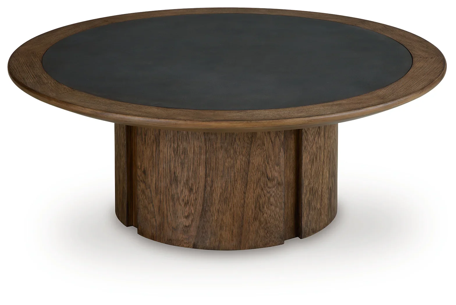 Dontayne - Round Cocktail Table - Warm Brown - Image 3