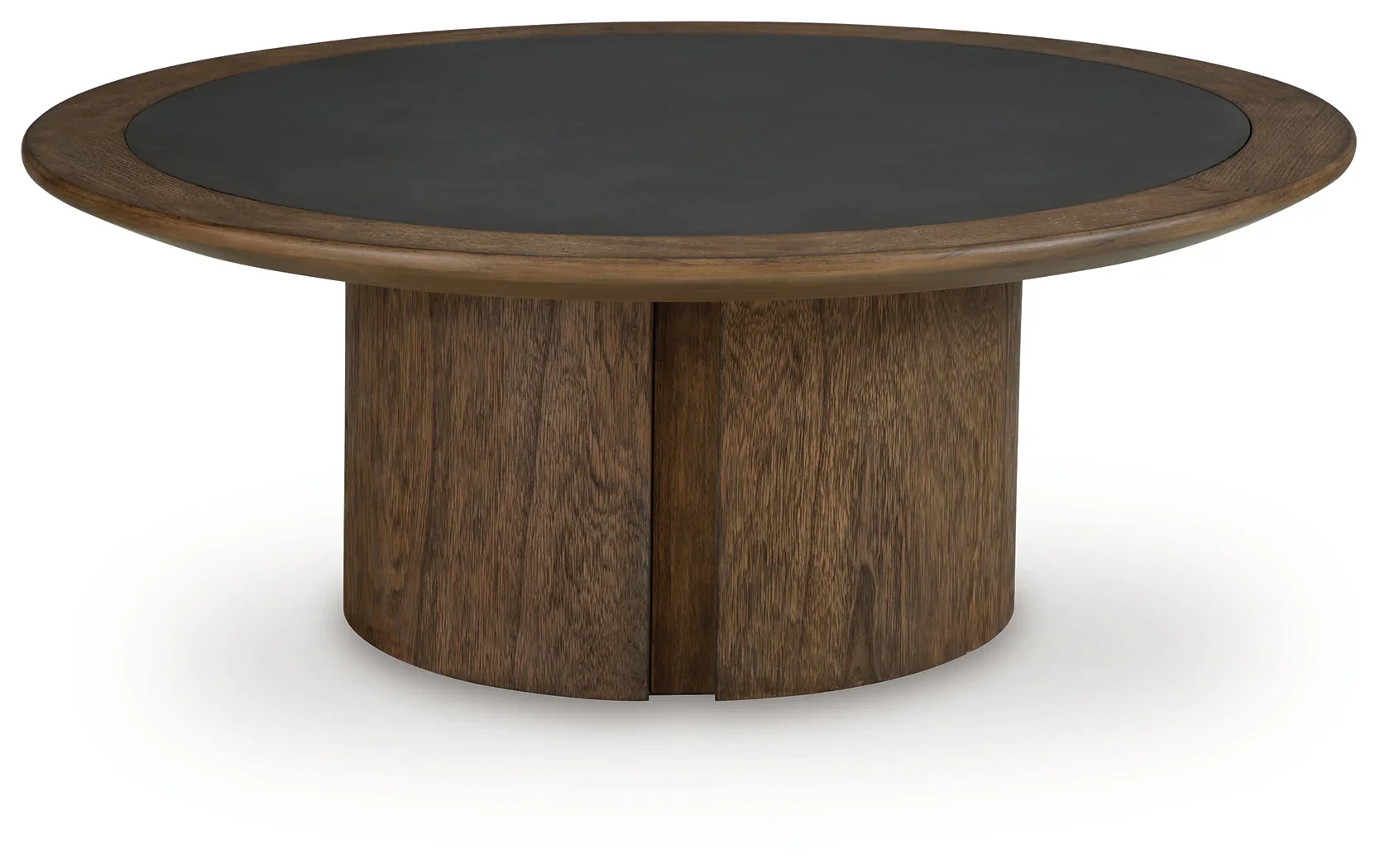 Dontayne - Round Cocktail Table - Warm Brown - Image 4