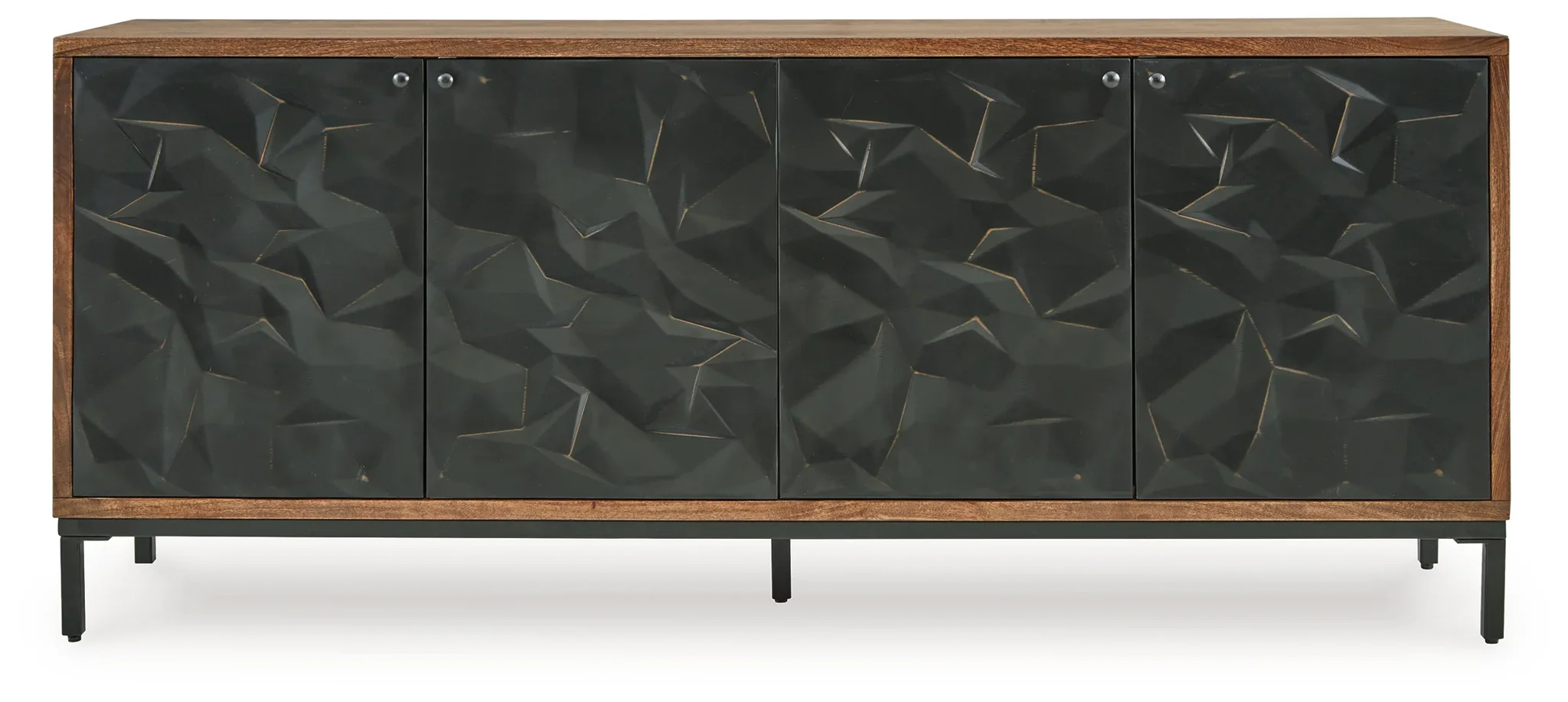 Dorannby - Black / Brown - Accent Cabinet - Image 4