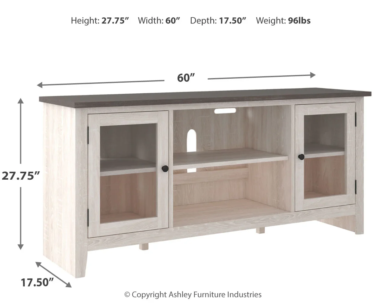 Dorrinson - White - LG TV Stand W/Fireplace Option - Image 9