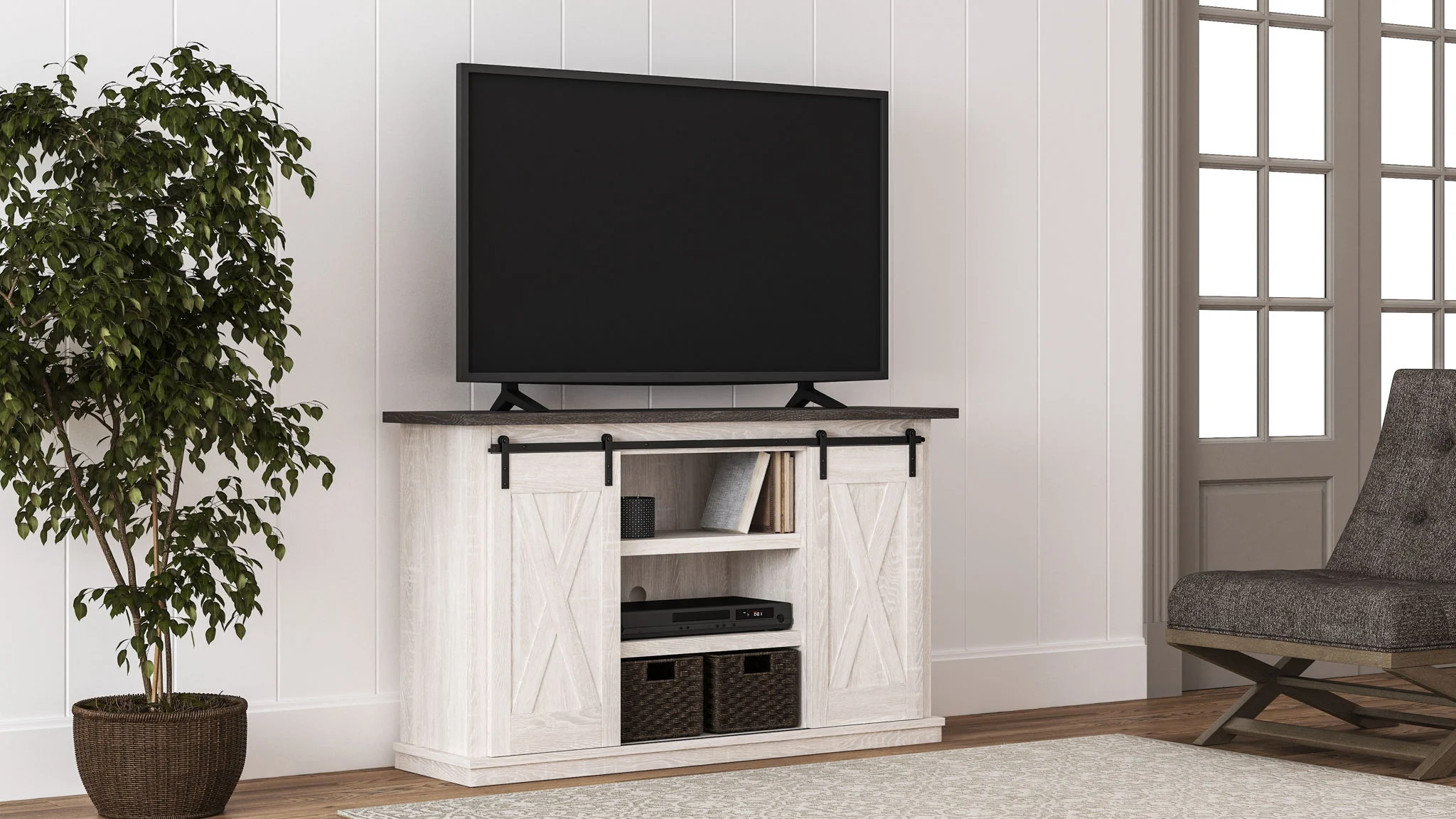 Dorrinson - White - Medium TV Stand - Image 9
