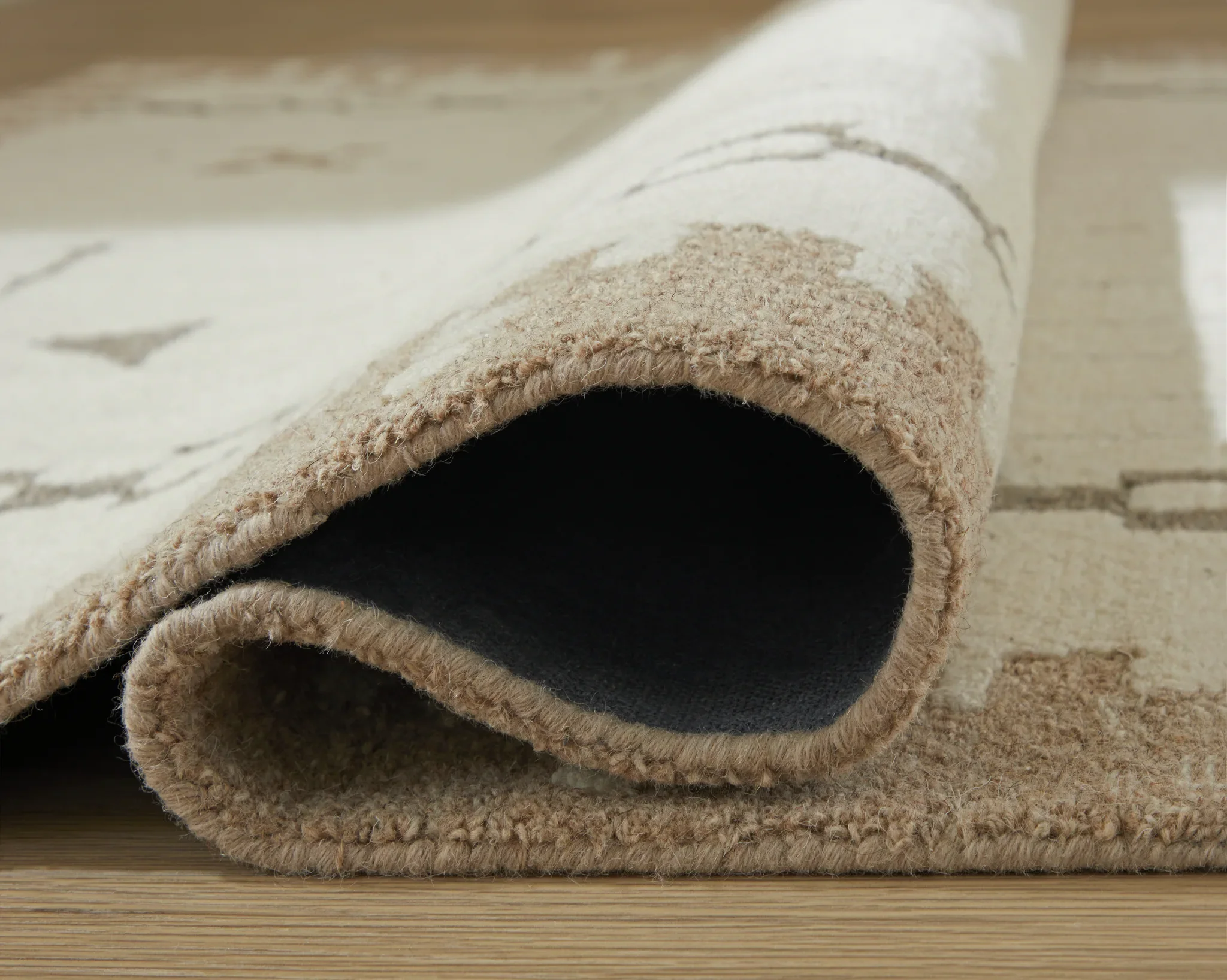 Dot - Cream / Brown / Taupe - Large Rug - 8' x 10' - Image 4