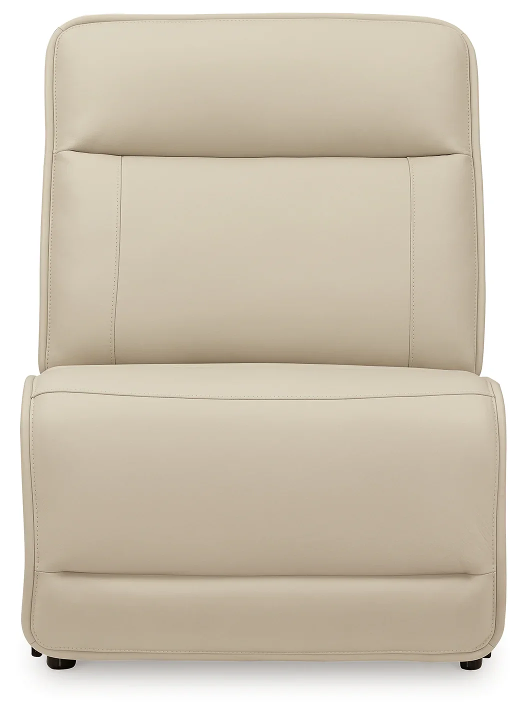 Double Deal - Almond - 5-Piece Power Reclining Sectional With Console - Image 2