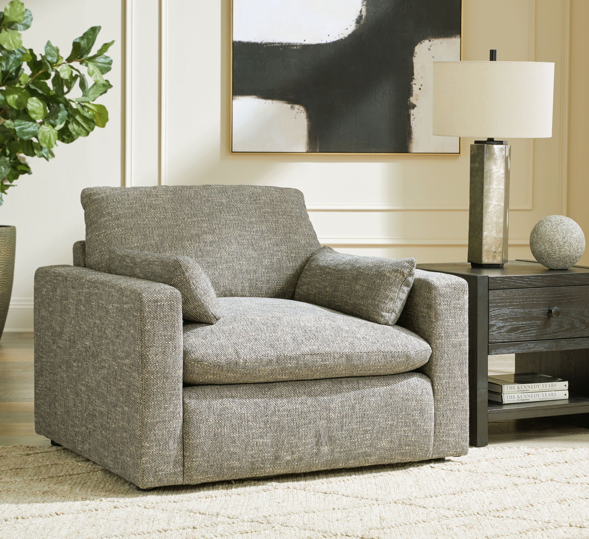 Dramatic - Granite - Chair And A Half - Image 2