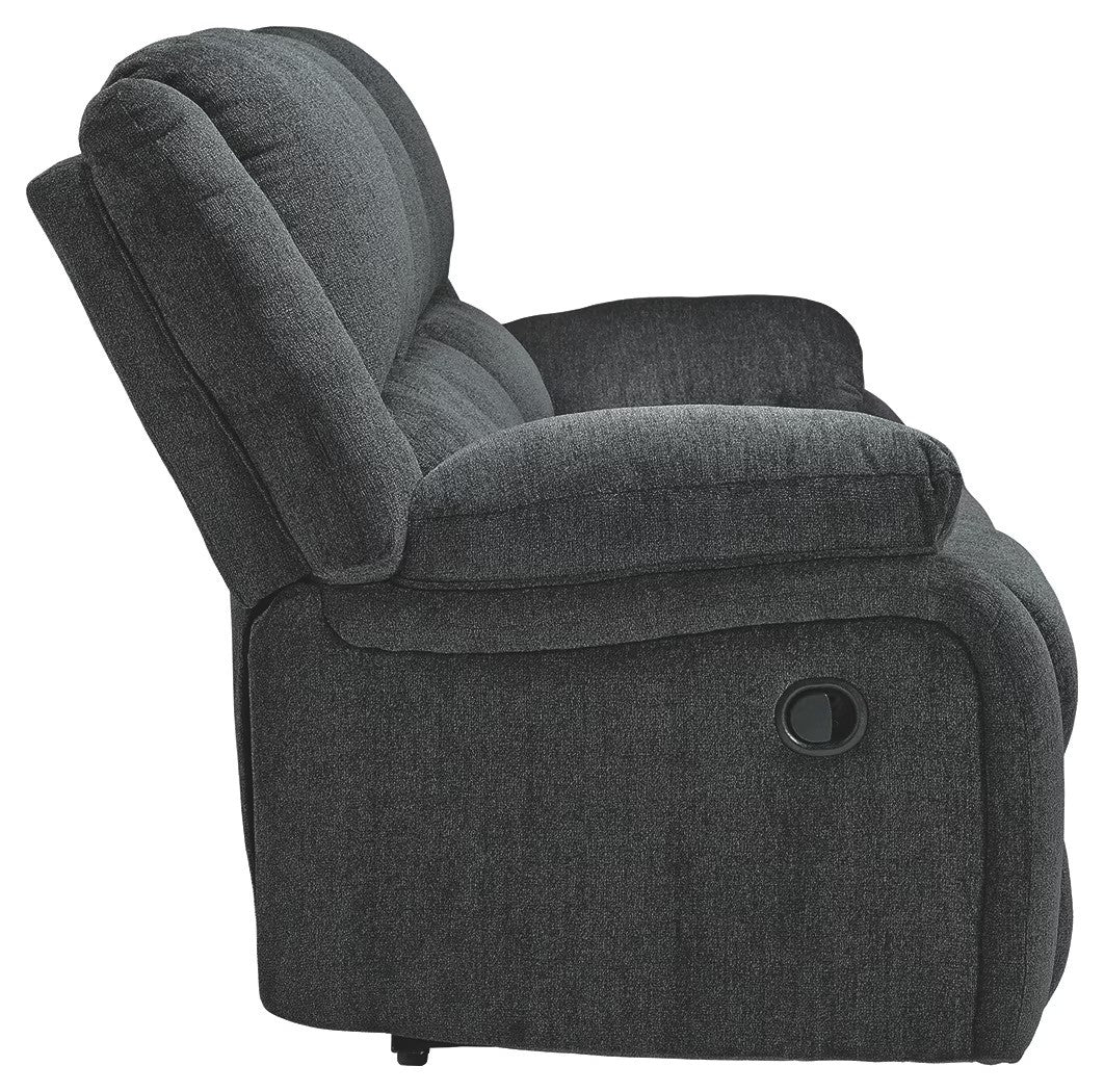 Draycoll - Dark Gray - Reclining Sofa - Image 3