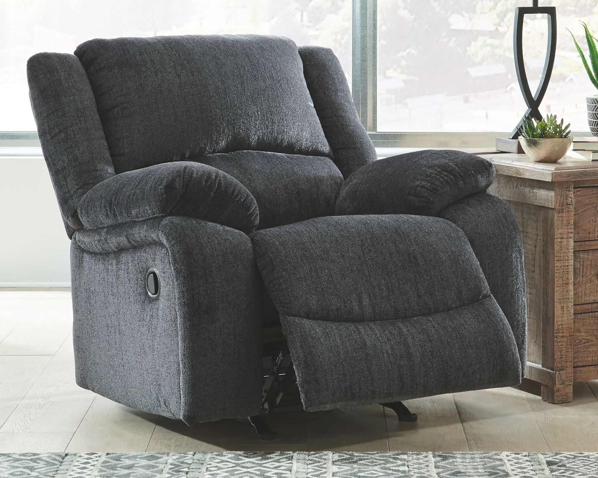 Draycoll - Dark Gray - Rocker Recliner - Image 2