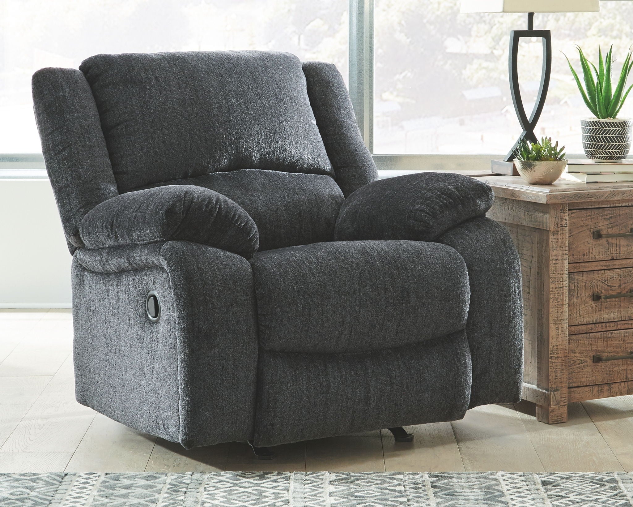 Draycoll - Dark Gray - Rocker Recliner - Image 3