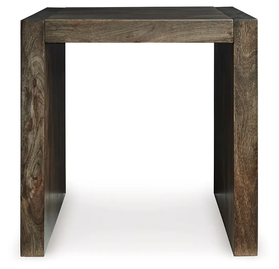 Dreggan - Brown - Square End Table - Image 3