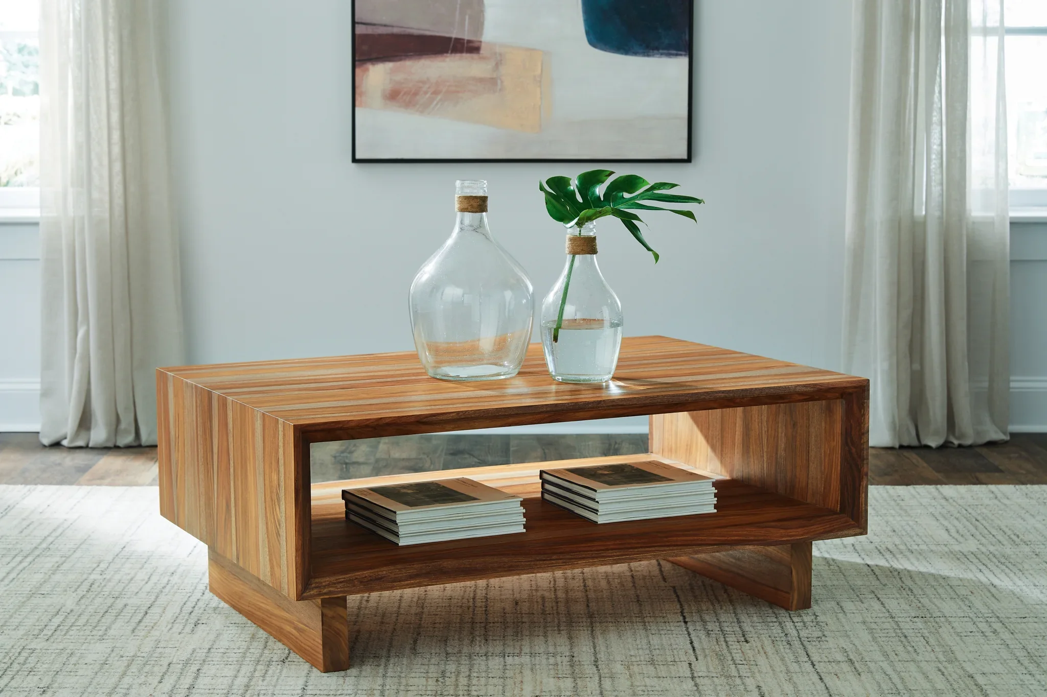 Dressonni - Brown - Rectangular Cocktail Table - Image 2