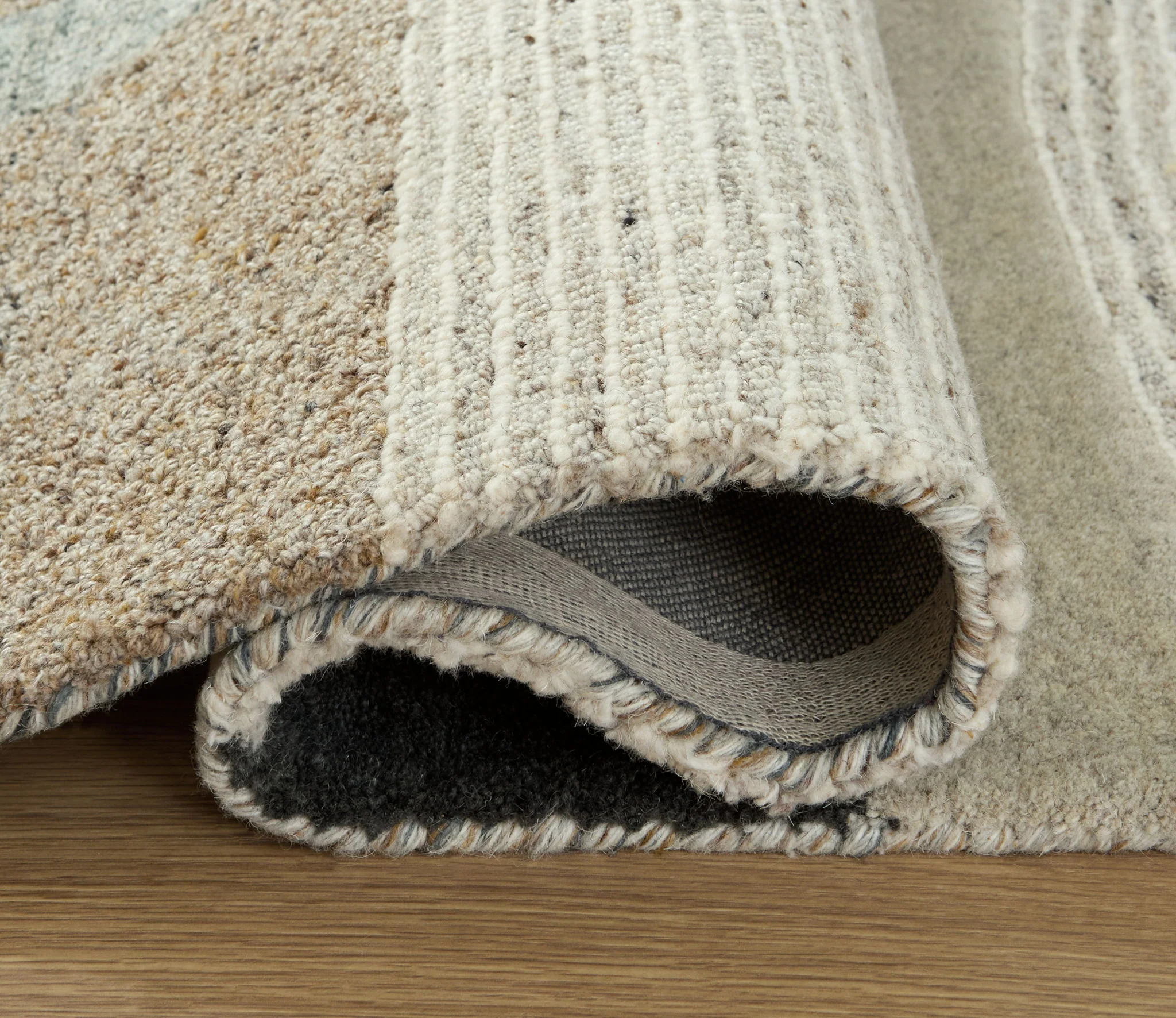 Edrickhill - Grayish Teal / Taupe / Cream - Large Rug - 8' x 10' - Image 4
