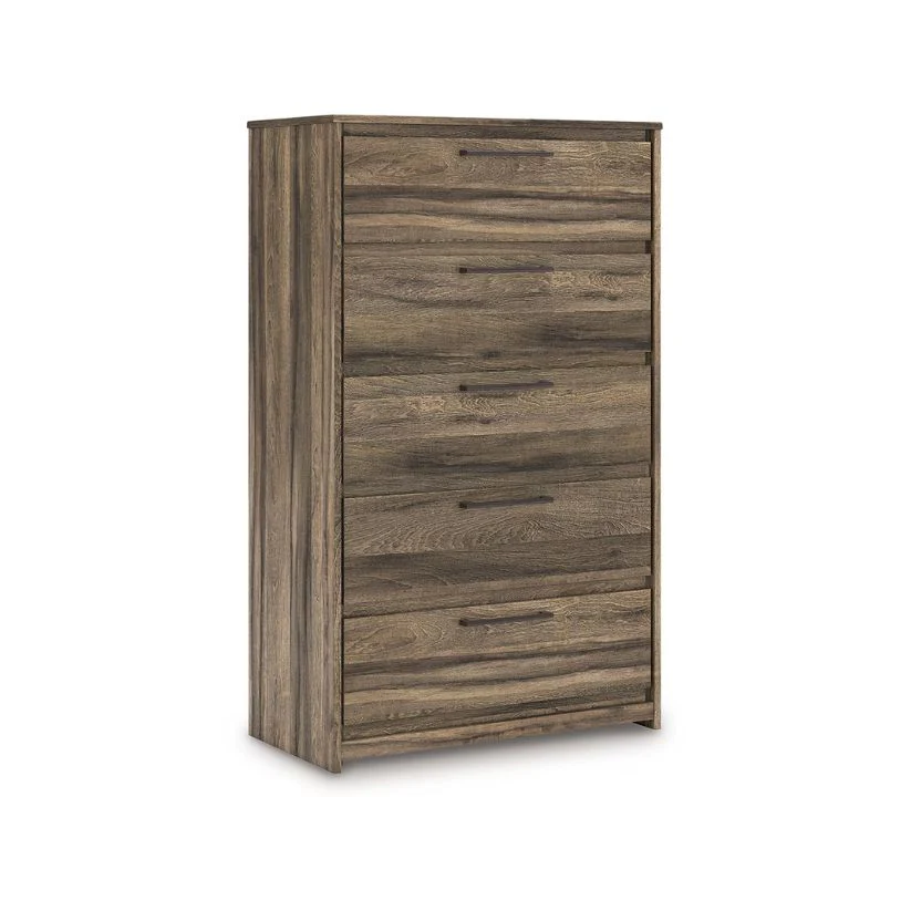 Elbrim - Brown - Five Drawer Chest