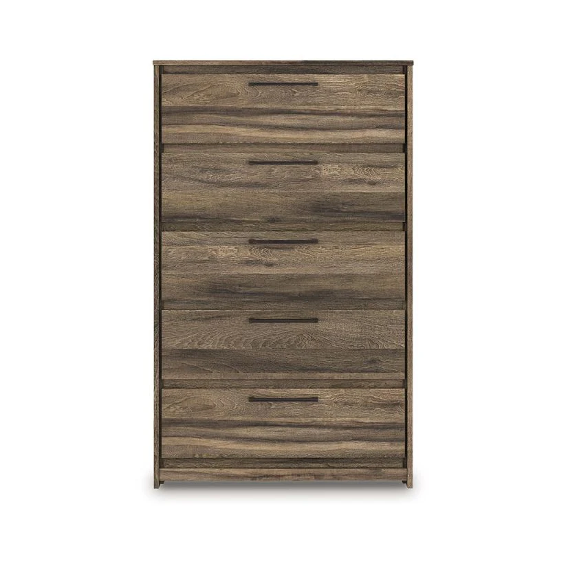 Elbrim - Brown - Five Drawer Chest - Image 3