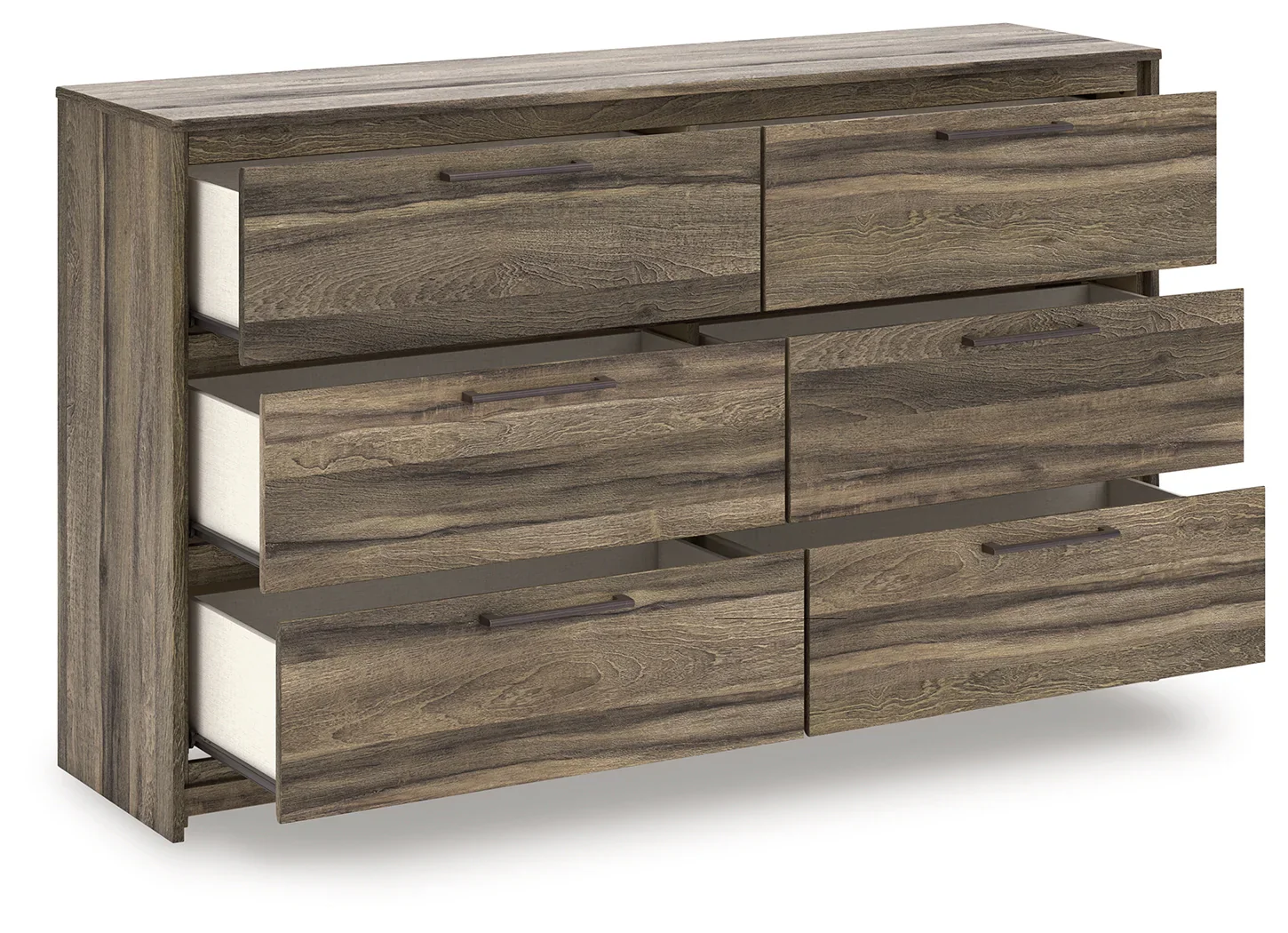 Elbrim - Brown - Six Drawer Dresser - Image 4