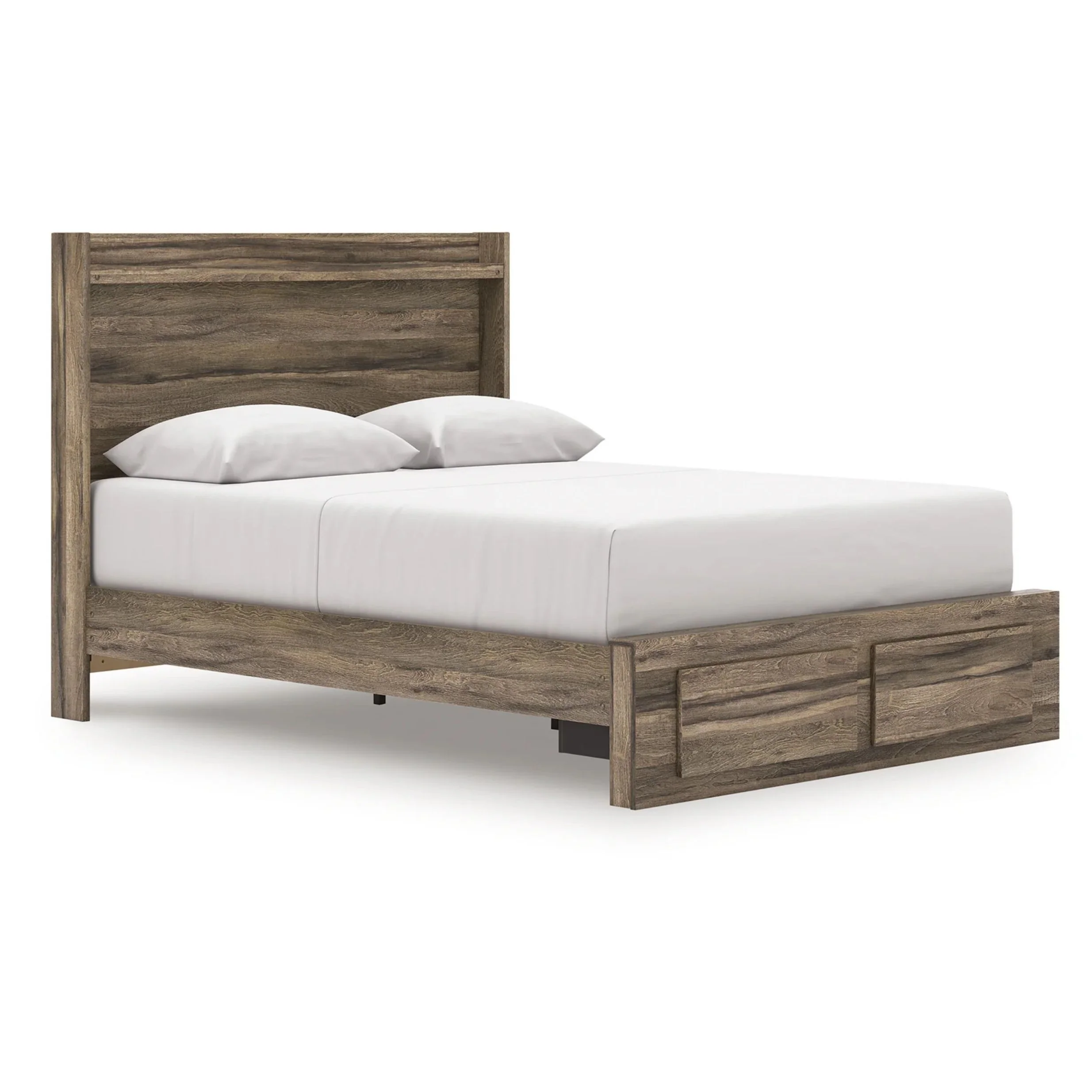 Elbrim - Queen Panel Storage Bed - Brown